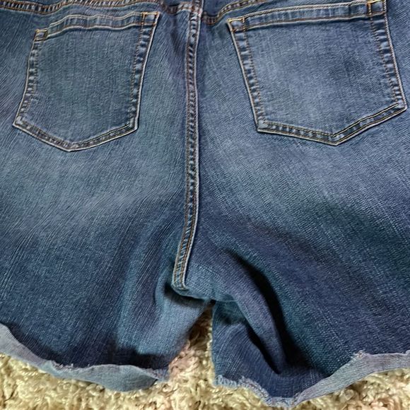 Torrid Distressed Denim Cutoff Shorts 20 - Picture 9 of 12